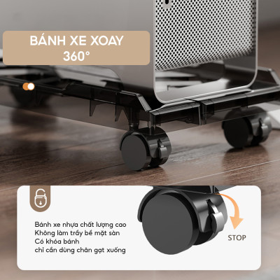 Giá Kệ Để Cây Máy Tính CPU Có Thể Thay Đổi Kích Thước, Hàng Nhập Khẩu