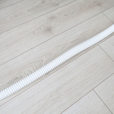 Bộ xả lavabo Inox ống lò xo nhựa linh hoạt Eurolife EL-BX02 (Trắng)