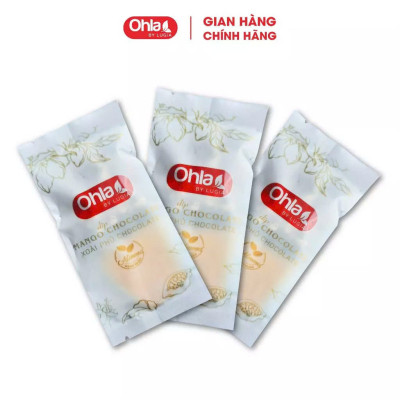 Ohla hộp xoài nhúng Socola hạnh nhân (lát lớn)