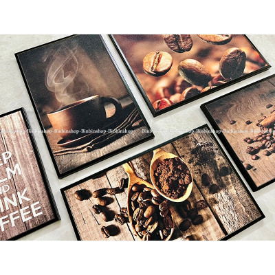 (ẢNH THẬT) TRANH TREO TƯỜNG TRANG TRÍ DECOR QUÁN CAFE 6 TẶNG KÈM ĐINH TREO