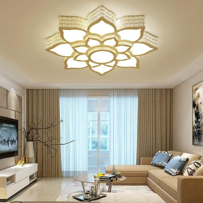 Đèn trần LONER trang trí nội thất hiện đại với 3 chế độ ánh sáng - kèm điều khiển từ xa.