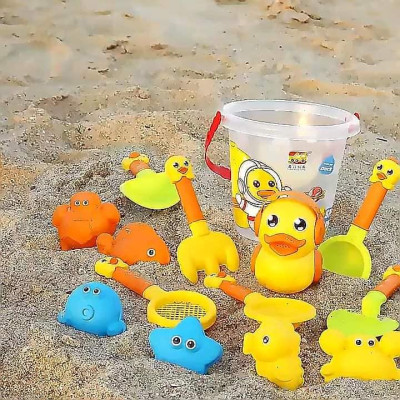 Đồ Chơi Xúc Cát Cho Bé, Bộ Đồ Chơi 14 - 18 Chi Tiết, Chất Liệu Nhựa An Toàn, Đồ Chơi Đi Biển Cho Bé - Hàng Nhập Khẩu
