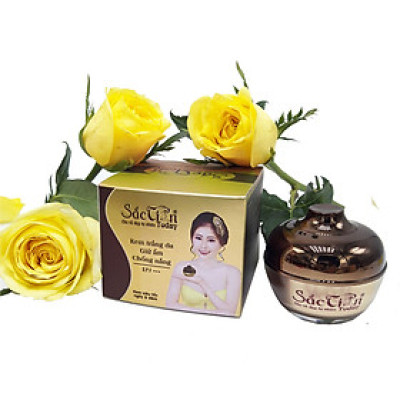 Kem Dưỡng Trắng Da Giữ Ẩm Chống Nắng Sắc Tiên 18g