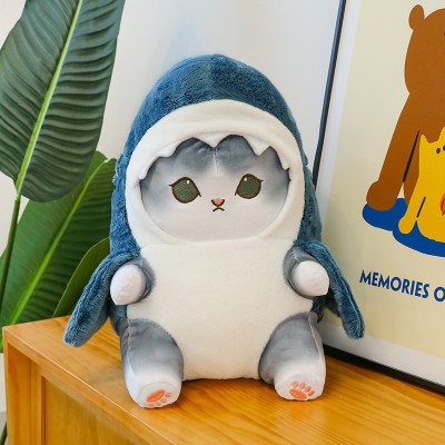 Gấu bông mèo cosplay cá mập, cá mập mèo dễ thương siêu cute cho bé (20cm--->50cm) hàng xịn cao cấp an toàn cho trẻ nhỏ