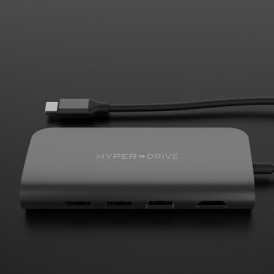 CỔNG CHUYỂN HYPERDRIVE POWER 9-IN-1 USB-C HUB FOR IPAD PRO 2018, MACBOOK, SURFACE, ULTRABOOK, CHROMEBOOK PC & USB-C DEVICES – HD30F - HÀNG CHÍNH HÃNG