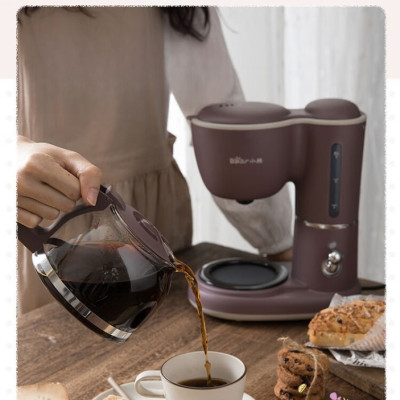 Máy Pha Cà Phê BEAR KFJ-A06Q1 Kiêm Pha Trà Công Suất 550 W - Hàng Nhập Khẩu