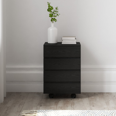 [Happy Home Furniture] OLA, Tủ đựng đồ 4 ngăn kéo bánh xe xoay, 45cm x 45cm x 59cm ( DxRxC), THK_093