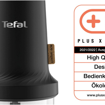 Máy Xay Thịt, Thực Phẩm Đa Năng TEFAL MQ80E838 Eco Respect Chopper, Sản Xuất Tại Pháp, Dung Tích 0.5L, Công Suất 500W - Hàng Nhập Khẩu Đức