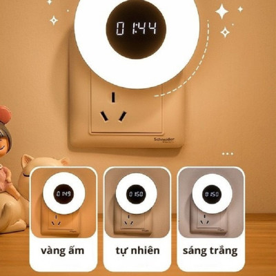  Điều Khiển Từ Xa Thông Minh, Tích Hợp Đồng Hồ Xem Giờ, Điều Chỉnh Được Nhiều Cấp Độ Sáng
