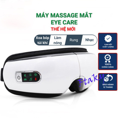 Máy Massage Mắt  [Cao Cấp] 3 Tính Năng Nhiệt – Rung – Khí Nén, Massage Vùng Thái Dương, Giảm Nhức Mỏi, Thâm Mắt