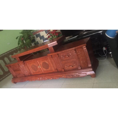 kệ tivi gỗ tự nhiên