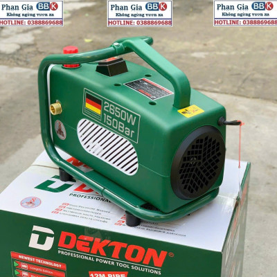 Máy Rửa Xe DEKTON Có Chỉnh Áp, Công Suất 2650W - DK CWR2650F - Motor 100% Dây Đồng - Bảo Hành 12 Tháng