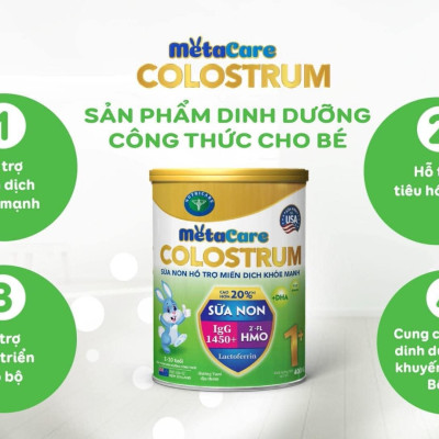 Sữa non Metacare Colostrum 0+ giúp trẻ tăng cường miễn dịch (800g)