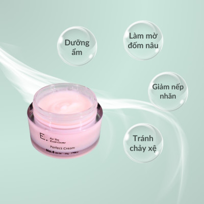 Kem dưỡng da organic Nhật Bản E. Perfect Cream 4, dạng gel, all in one, skincare