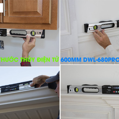 Thước Thủy Điện Tử Digi-Pas DWL-680Pro