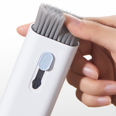 Bộ Dụng Cụ Vệ Sinh Tai Nghe, Bàn Phím, Máy Tính Đa Năng 7 Trong 1, Nhỏ Gọn, Tiện Lợi , Bộ Vệ Sinh Laptop Đa Năng 7 in 1 7in1 Cao Cấp Vệ Sinh Tai Nghe, Điện Thoại, Màn Hình, Máy ảnh Nhựa Abs Cao Cấp Dùng Cho / Airpods / iPhone / iPad Quà - Hàng Nhập Khẩu