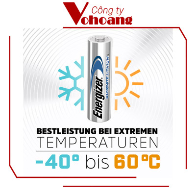 Pin AA Energizer Ultimate Lithium L91 - Vỉ 2 viên
