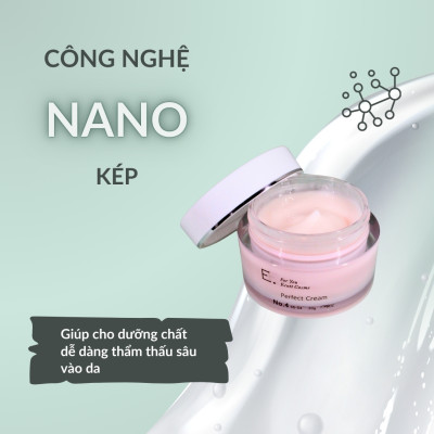 Kem dưỡng da organic Nhật Bản E. Perfect Cream 4, dạng gel, all in one, skincare