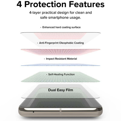 Dán full màn hình dành cho Google Pixel 8 Pro / Pixel 8 RINGKE Dual Easy Film - Hàng Chính Hãng