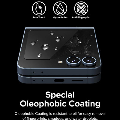 Bộ 2 Miếng Dán cường lực Ringke cho Samsung Galaxy Z Flip 6 RINGKE Cover Display Tempered Glass (Màn hình ngoài)_ Hàng chính hãng