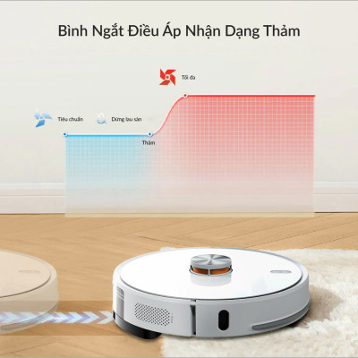 Robot hút bụi Lydsto R1 PRO thông minh có định vị bằng hệ thống cảm biến LDS - Hàng chính hãng