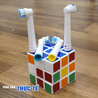 Cho máy Oral B Braun, bộ 4 Đầu Bàn Chải đánh răng điện thay thế MIHOCO EB17-P 