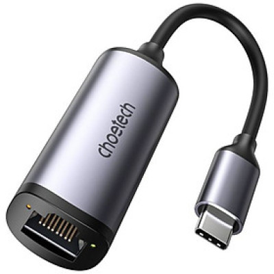 Hub Choetech HUB-R02 chuyển từ Type C sang RJ45 2.5Gbps (hàng chính hãng)