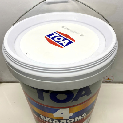 Sơn nước ngoại thất cao cấp TOA 4 Seasons Satin Glo siêu bóng màu xám 8274 _ 18L