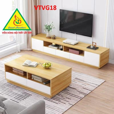 Kệ Tivi Hiện Đại cho phòng khách VTVG18 - Nội thất lắp ráp Viendong Adv