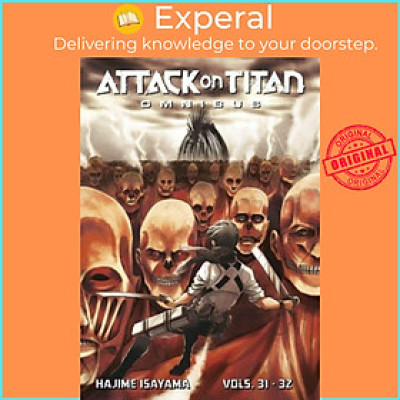Sách - Attack on Titan Omnibus 11 (Vol. 31-32) by Hajime Isayama (UK edition, paperback)