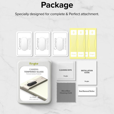 Dán cường lực camera dành cho Google Pixel 7a/7/Pixel 7 Pro RINGKE (Hộp 3 miếng) - Hàng Chính Hãng