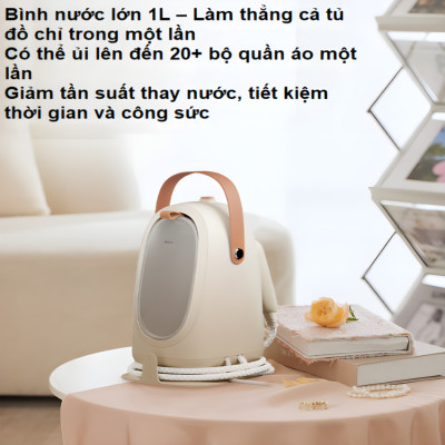 Bàn là, ủi hơi nước cầm tay công suất lớn 1800W thương hiệu Philips STE0850/50 - Hàng nhập khẩu