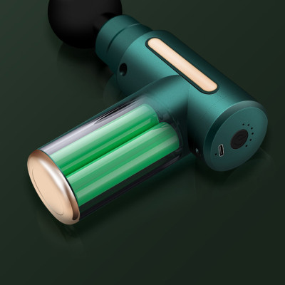 Máy Massage Cầm Tay Mini Đầu Nhôm 4 Đầu 6 Chế Độ Cao Cấp