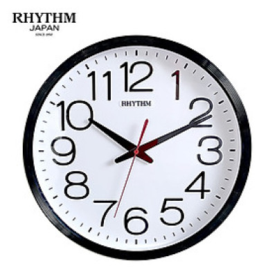 Đồng hồ Rhythm CMG495NR02 Kt 36.0 x 4.4cm, 855g Vỏ nhựa. dùng PIN
