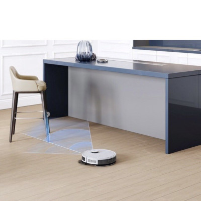 Robot hút bụi lau nhà thông minh Ecovacs Deebot N8 Plus Bản Quốc Tế - Tích Hợp Dock Sạc Tự Động Hút Rác, Bản Đồ Laser TrueMapping Chính Xác Hơn Công Nghệ TrueDetect3D - Hàng Chính Hãng