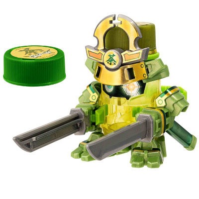 Robot Takara Tomy Nắp Chai Gyokurock Samurai (Chiến Vương Nắp Chai Bottleman BOT - 03)