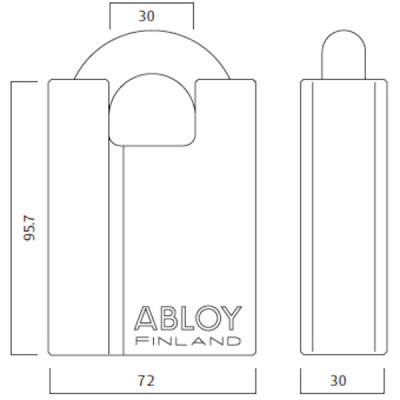 Ổ khóa cao cấp chống trộm - xuất xứ Phần Lan - hàng chính hãng ABLOY - PL362N25 