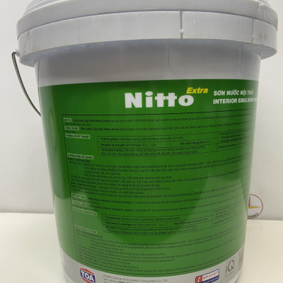 Sơn Nước Toa Nitto Extra nội thất màu xám nhạt 8268_17L