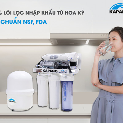 Máy lọc nước RO gia đình Kapano 10 lít/giờ RO5-USA - Hàng chính hãng
