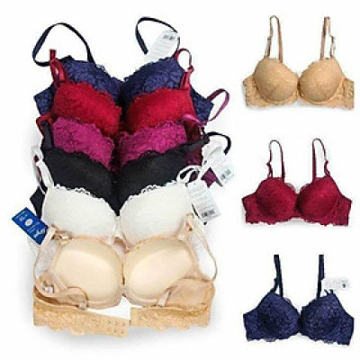 Áo nâng ngực Boya mút dày 5cm siêu dẩy phối ren , Áo ngực BoYa ren mút dày siêu đẩy,siêu nâng tạo khe,