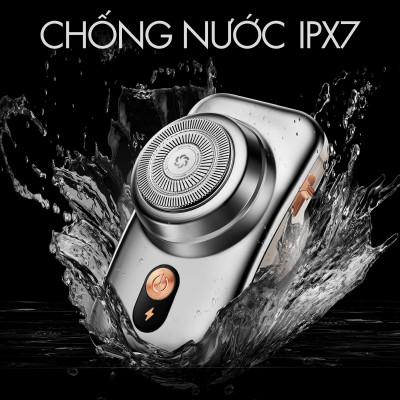 Máy cạo râu coocaa Stylist KKZX011 - Chuyên Gia Cạo Râu Mini , Cạo - Tỉa - Gương Trong Một, Chống Nước IPX7 (hai màu) - Hàng Chính Hãng