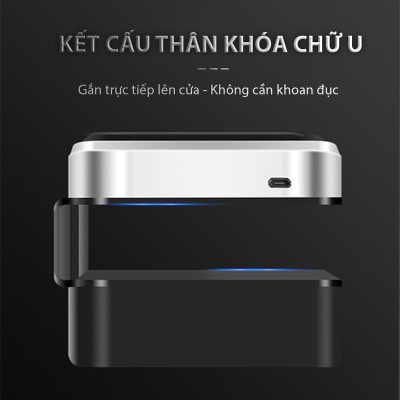 Khóa vân tay cửa kính lùa Kitos KT-GL50