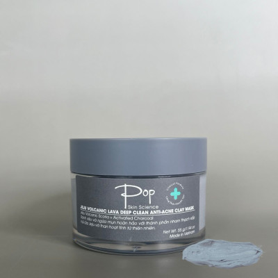 Mặt Nạ Đất Sét Tro Núi Lửa JeJu Ngừa Mụn Sạch Sâu POP