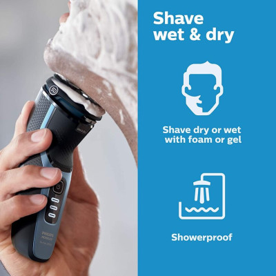 Máy cạo râu khô và ướt 5D Pivot & Flex Heads Philips Norelco S3212 Series 3000 - Hàng Nhập Khẩu