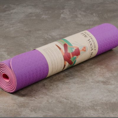Thảm Tập Yoga Eco Friendly TPE - Tím Hồng