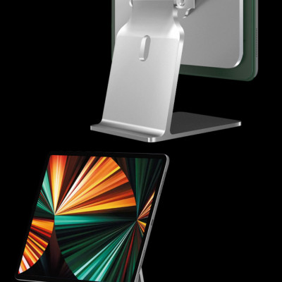 Stand/ Kệ giá đỡ nhôm hít nam châm dành cho ipad máy tính bảng kiểu iMac M1 điều chỉnh nhiều góc độ, gấp gọn - Hàng chính hãng