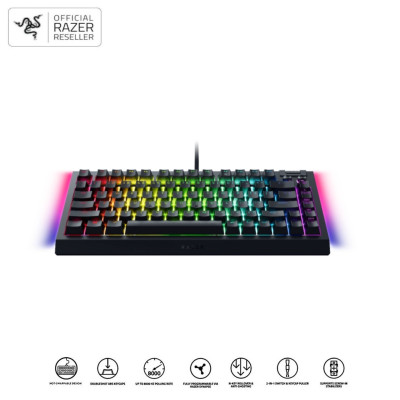 [Mới, hàng chính hãng] Bàn phím Razer BlackWidow V4 75%