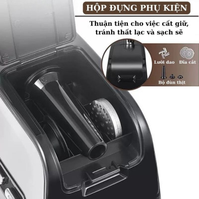 Máy xay nhồi thịt đa năng SOKANY SK-090, công suất 3200W, vừa xay thịt, vừa đùn thịt, nhồi lạp xưởng, xúc xích tại nhà - HÀNG CHÍNH HÃNG