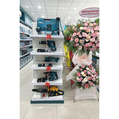 Máy cưa xích pin Tholux M-8814 1200W, Chiều dài lam 12inch, pin 10cell