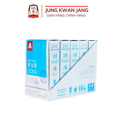 [Hộp 10 Gói] Trà Hồng Sâm Hàn Quốc Hòa Tan Tea Cool KGC Jung Kwan Jang (2g x 10 gói)